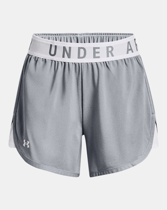 Women's UA Play Up 5" Shorts in Gray image number 4